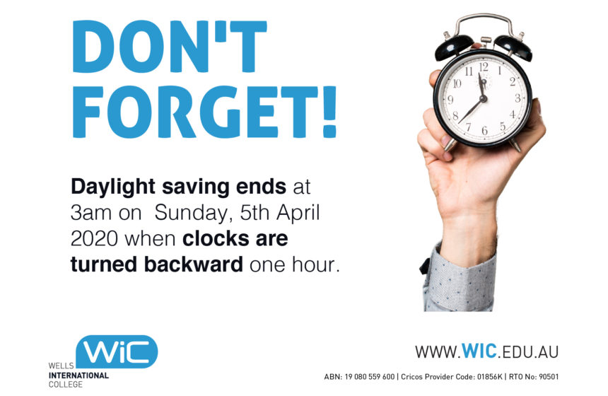 Daylight Saving Ends Daylight Saving Ends