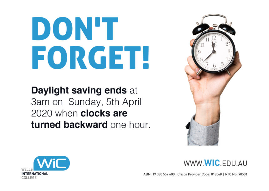Daylight Saving Ends Daylight Saving Ends