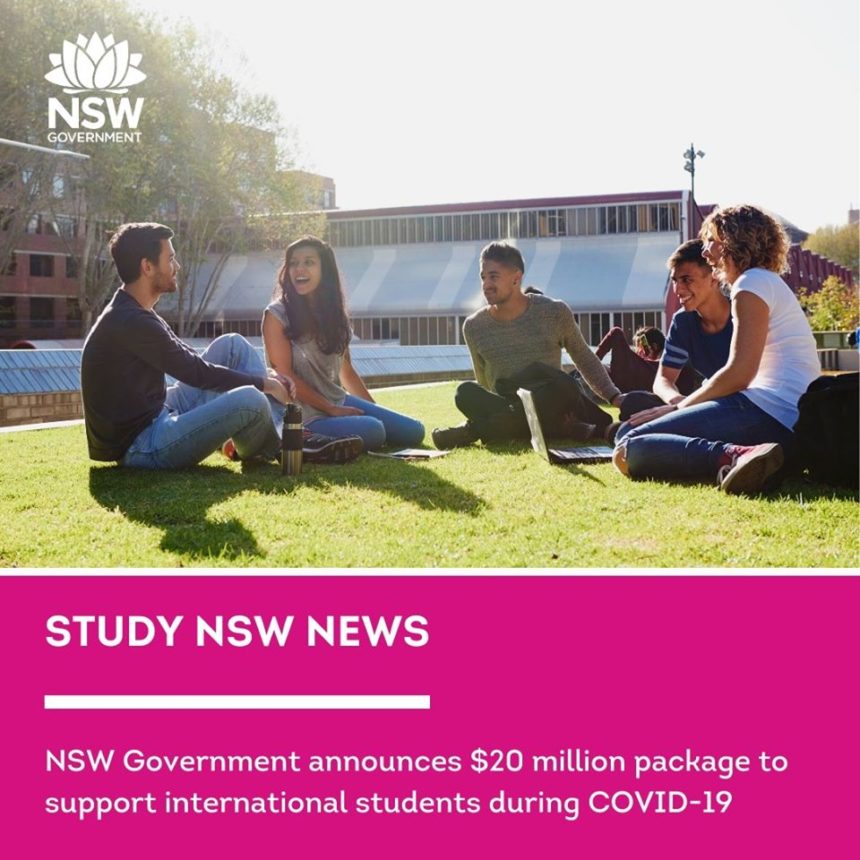 NSW Government supporting international students through COVID-19