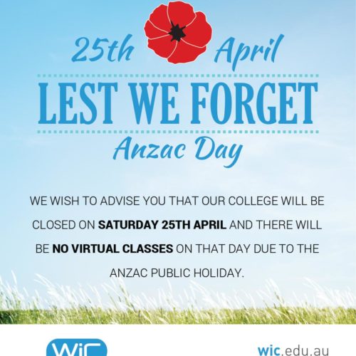 Anzac Day Anzac Day