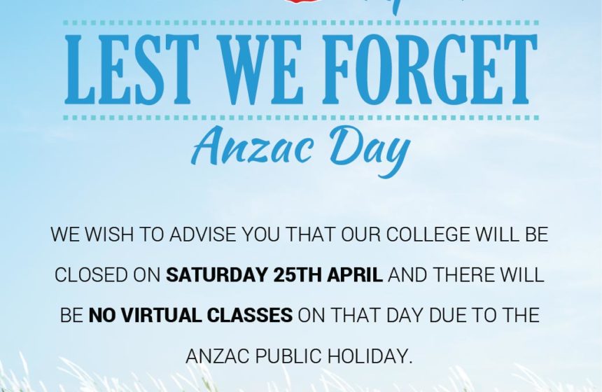 Anzac Day Anzac Day