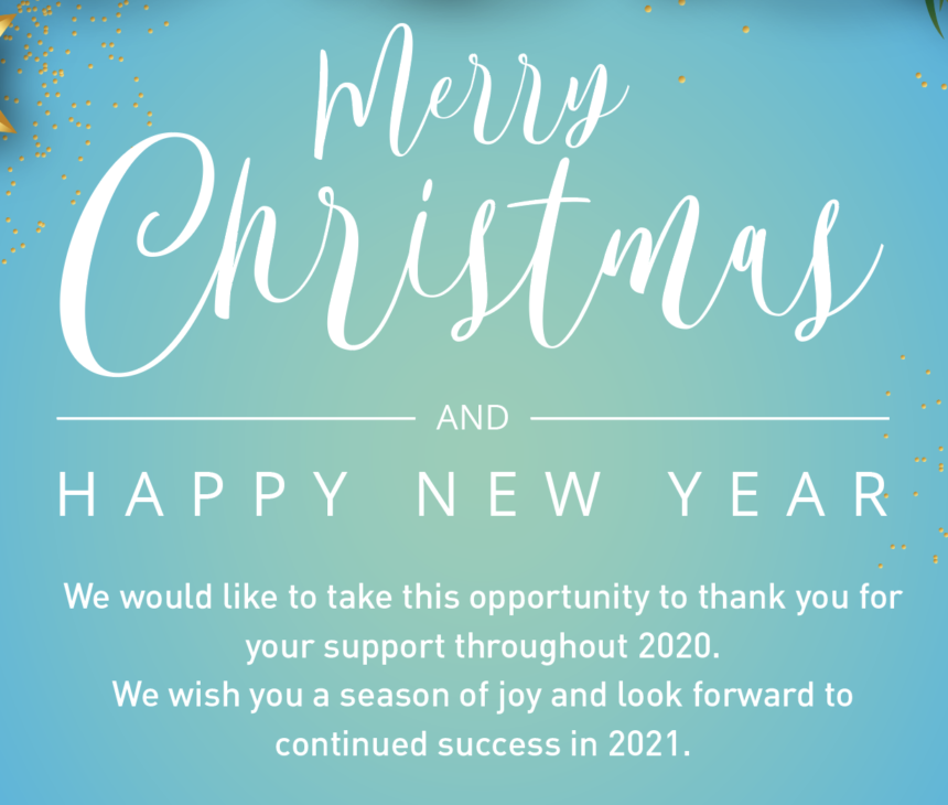 Merry Christmas & Happy New Year